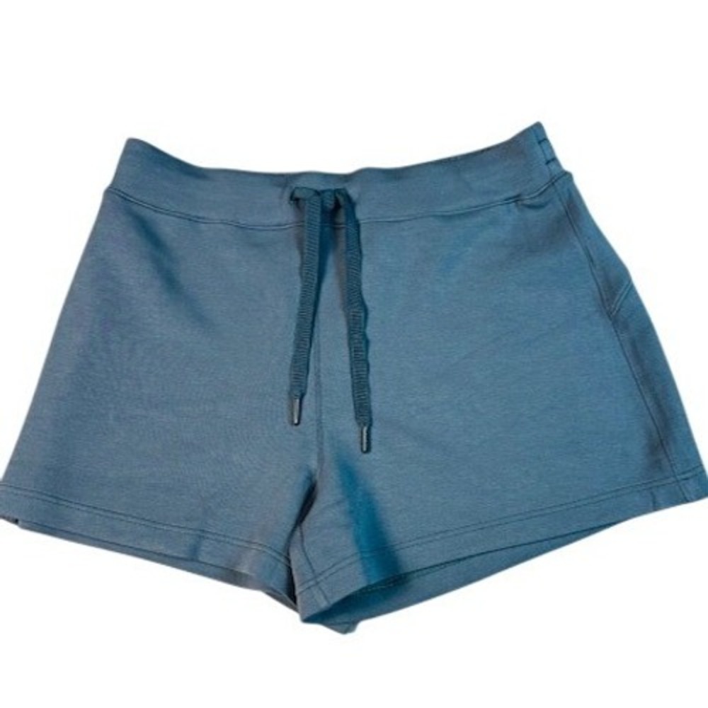 Spanx Shorts Womens XL AirEssentials Blue Drawstring High Rise Athleisure